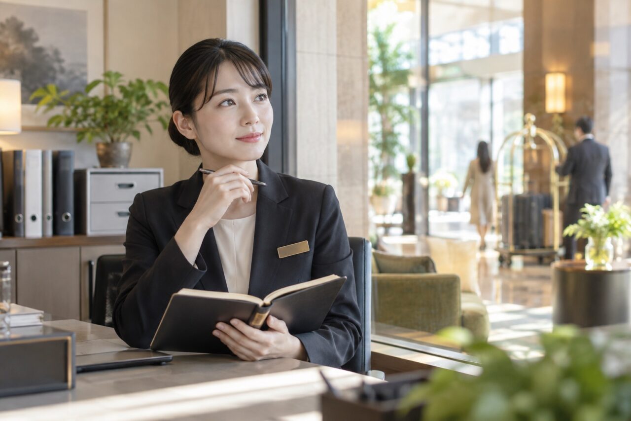 自分に合う働き方を考えるホテル従業員